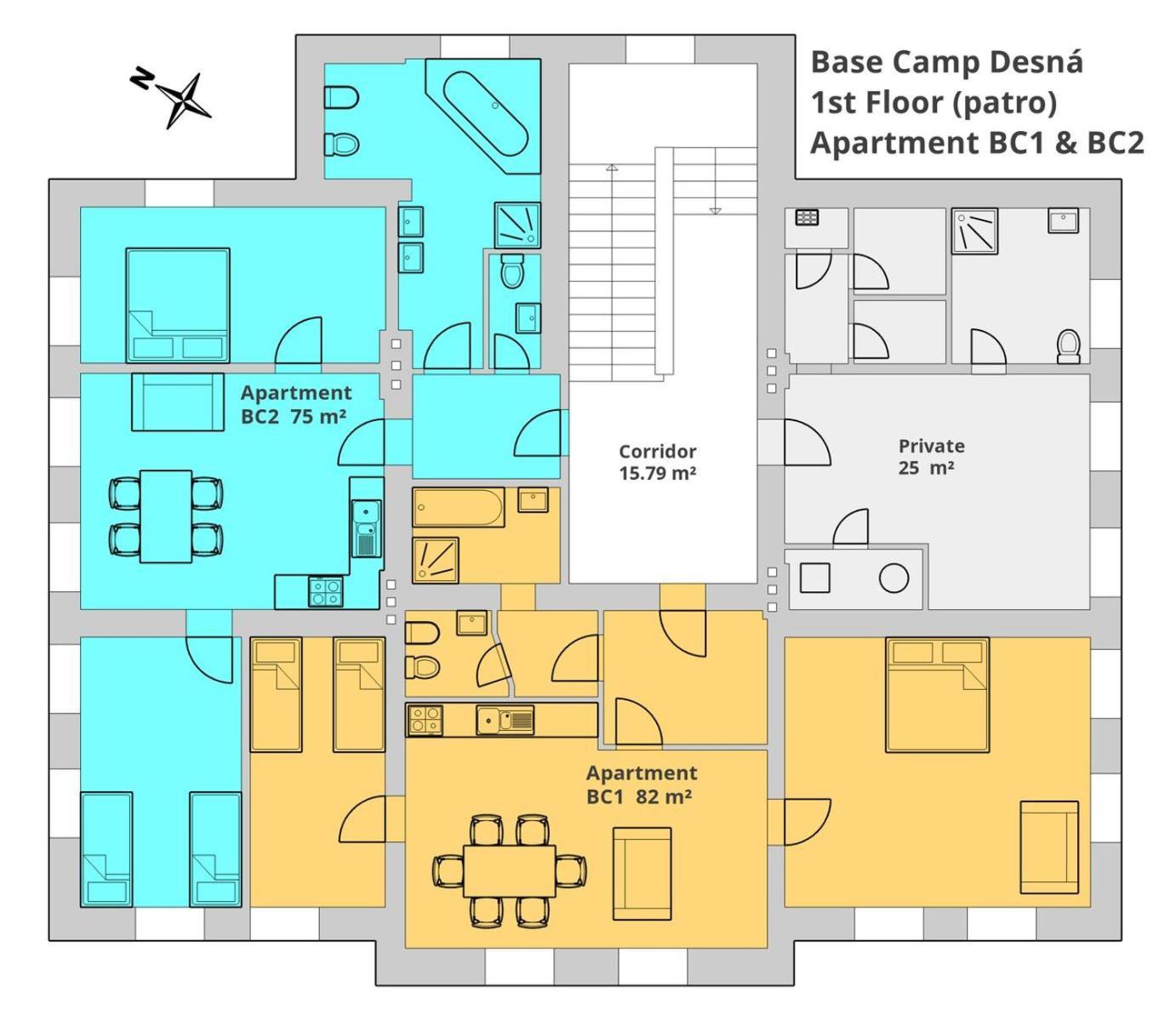 Base Camp Desna 아파트 객실 사진