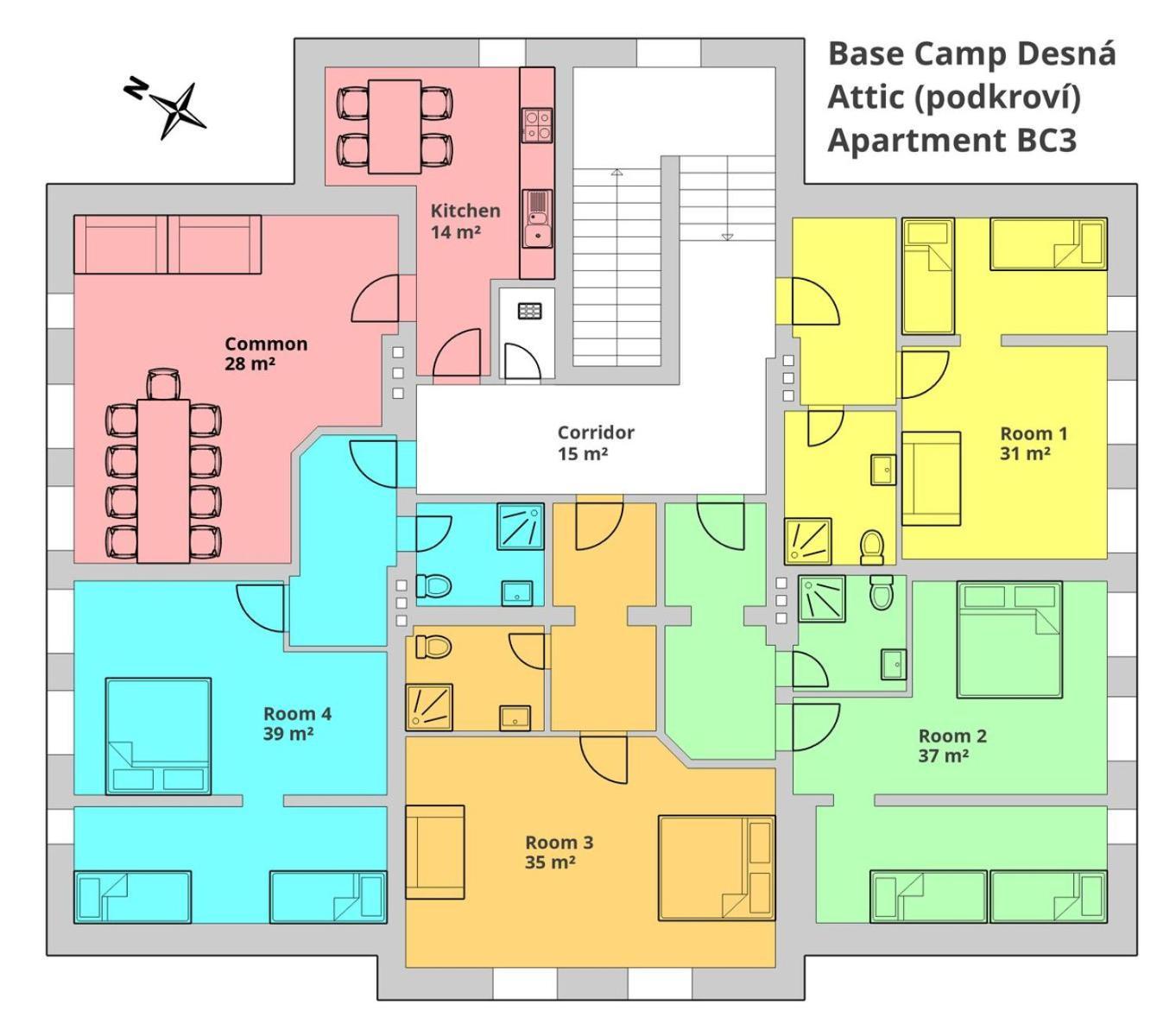 Base Camp Desna 아파트 객실 사진